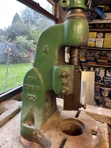 Denbigh fly press working - 4,