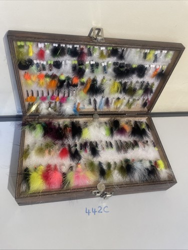 Wooden fly box double - double, sided