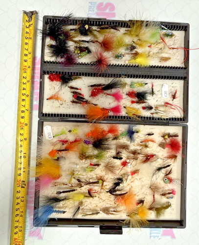 Trout fly fishing box - trout, with